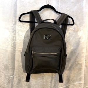 Michael Kors backpack military camo green vinyl Michael Kors backpack